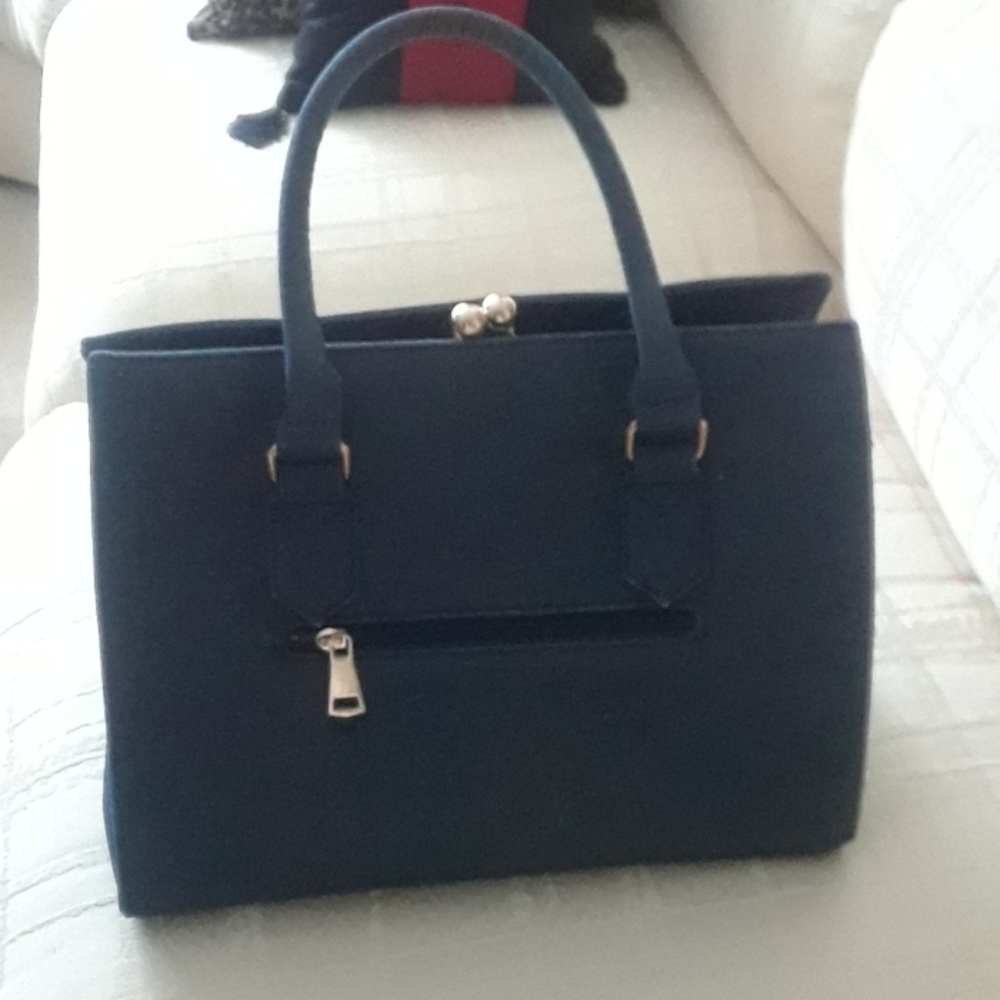 Denim Rhinestone Purse - Picture 3 of 7